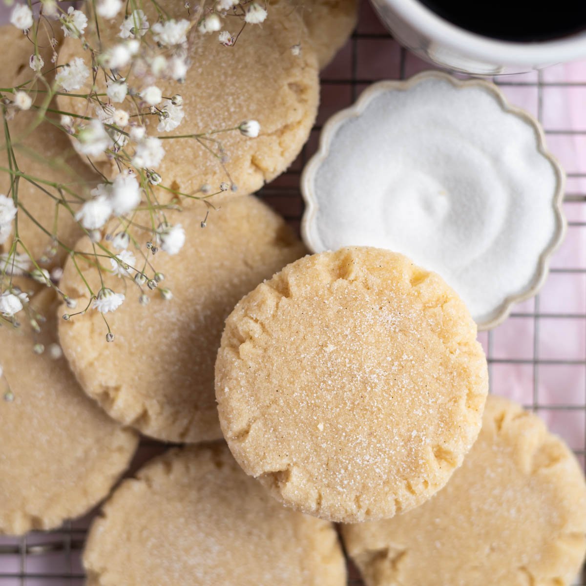 Soft & Chewy Small Batch Sugar Cookies: Bakery Flavor
